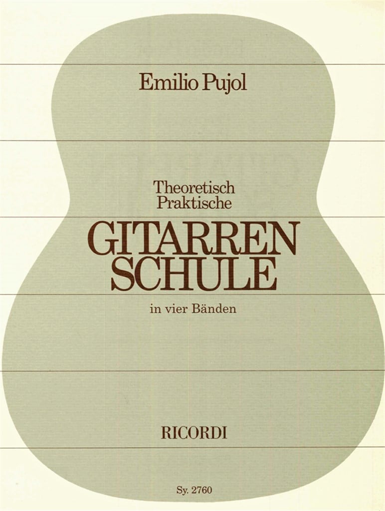 Theoretisch-praktische Gitarrenschule-4 Bände zus.
